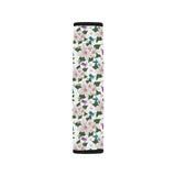 Hummingbird Pattern Print Design 01 Car Seat Belt Cover