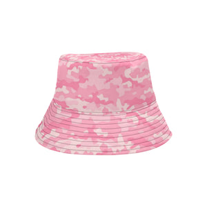 Pink Camo Camouflage Pattern Unisex Bucket Hat