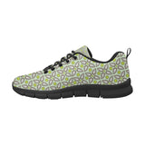 Cocoa Pattern background Men's Sneakers Black