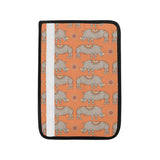 Rhino Pattern Theme Car Seat Belt Cover