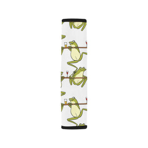 Frog drunk Pattern Car Seat Belt Cover