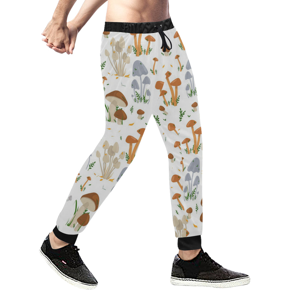 Mushroom Pattern Theme Unisex Casual Sweatpants