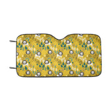 Lion Pattern Print Design 01 Car Sun Shade