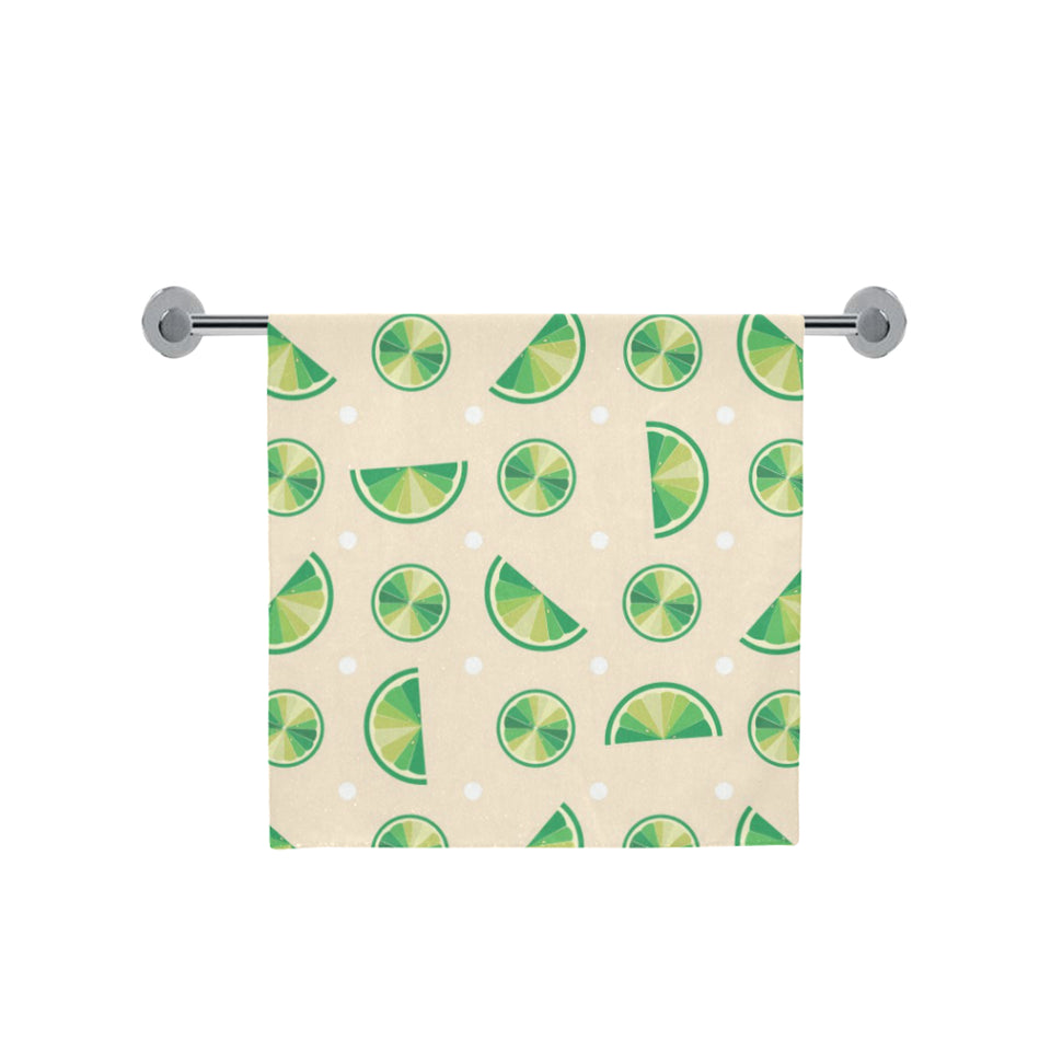 Lime Pattern Bath Towel