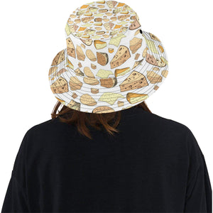 Cheese Pattern Theme Unisex Bucket Hat