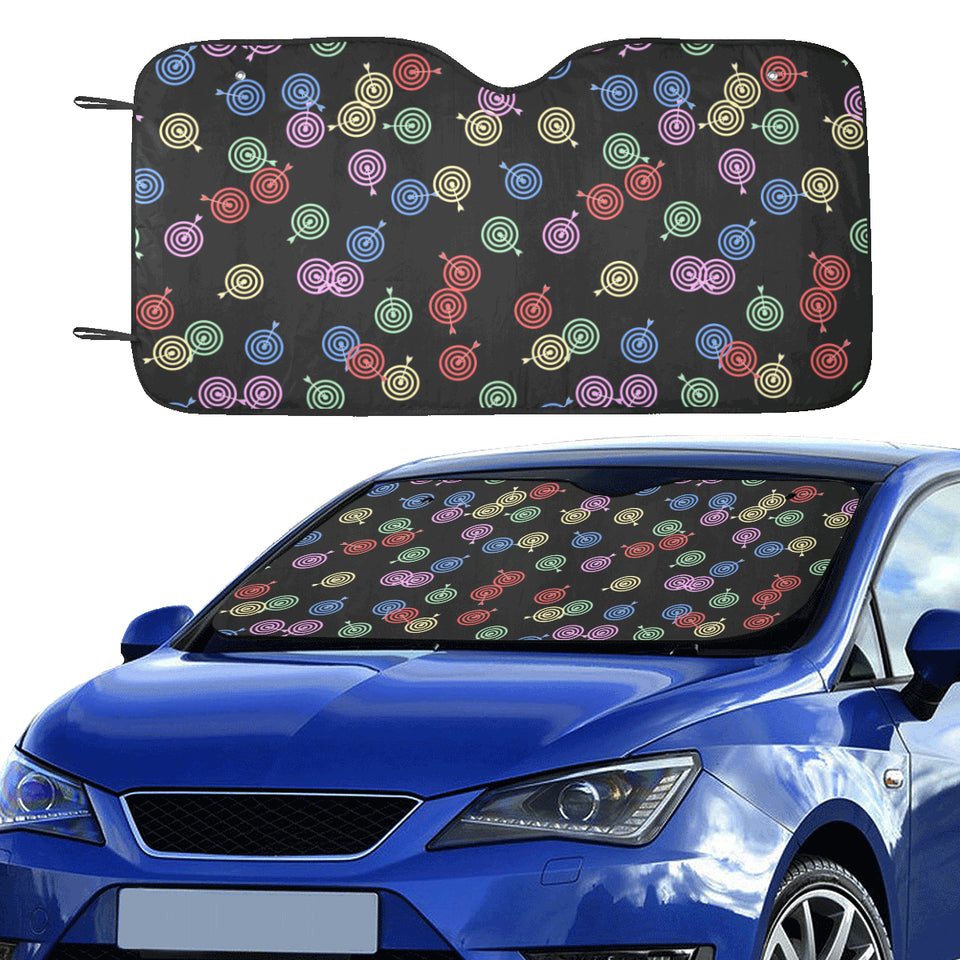 Darts Pattern Print Design 03 Car Sun Shade