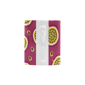 Sliced Passion Fruit Pattern Classical White Mug (FulFilled In US)