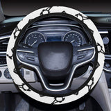 Engine Piston Theme Background Pattern Print Desig Car Steering Wheel Cover