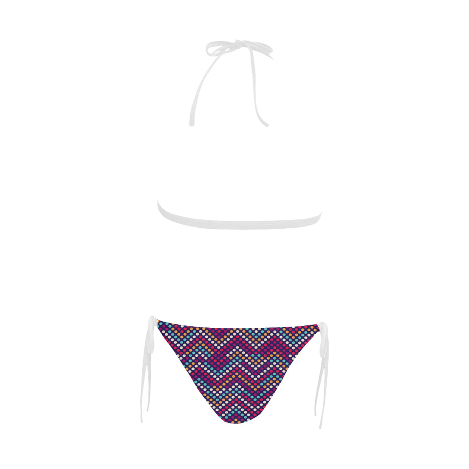 Zigzag Chevron Pokka Dot Aboriginal Pattern Sexy Bikinis Two-Pieces Swimsuits