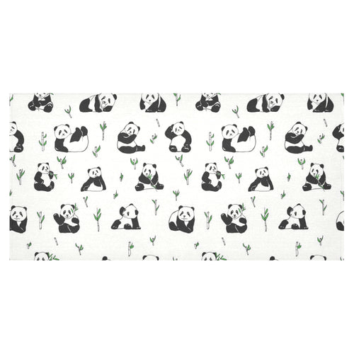 Panda Pattern Background Tablecloth