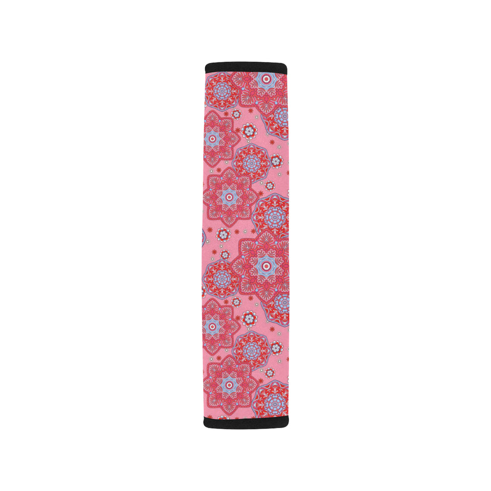 Indian Pink Pattern Car Seat Belt Cover