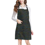 Math Pattern Print Design 01 Adjustable Apron