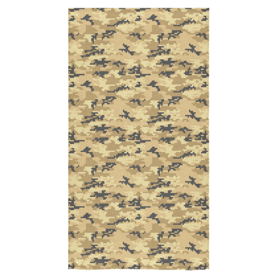 Sand Camo Camouflage Pattern Bath Towel