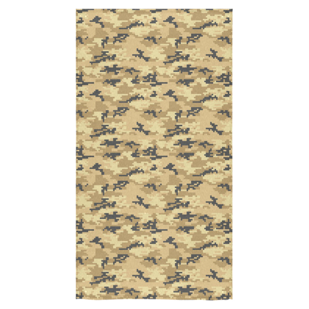 Sand Camo Camouflage Pattern Bath Towel