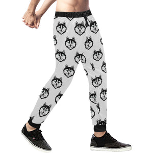 Siberian Husky Pattern Unisex Casual Sweatpants