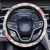 Heart Tribal Pattern Car Steering Wheel Cover
