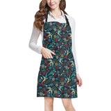 Swallow Pattern Print Design 04 Adjustable Apron