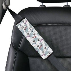 French Bulldog Skating Pattern Car Seat Belt Cover