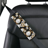 Clock Flower Pattern Car Seat Belt Cover