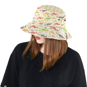 Colorful Kangaroo Pattern Unisex Bucket Hat