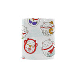 Meneki Neko Lucky Cat Pattern Classical White Mug (FulFilled In US)