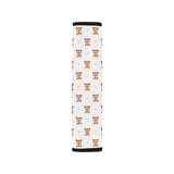 Yorkshire Terrier Pattern Print Design 03 Car Seat Belt Cover