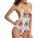 Colorful Sea Lion Pattern Women's One-Piece Swimsuit