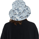 Mermaid Dolphin Pattern Unisex Bucket Hat