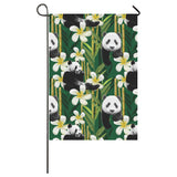 Panda Bamboo Flower Pattern House Flag Garden Flag