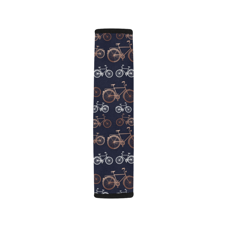 Bicycle Pattern Print Design 01 Car Seat Belt Cover