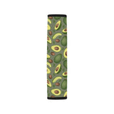 Avocado Pattern Background Car Seat Belt Cover