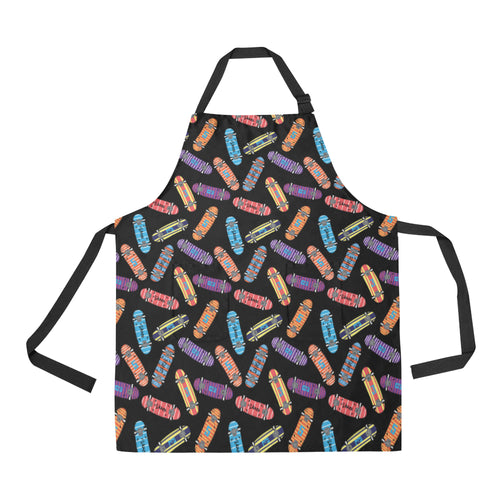 Skate Board Pattern Print Design 04 Adjustable Apron