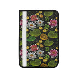 Lotus Waterlily Flower Pattern Background Car Seat Belt Cover