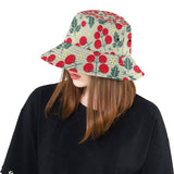 Hand Drawn Tomato Pattern Unisex Bucket Hat