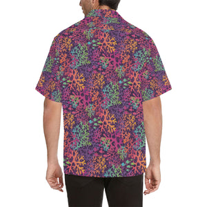 Coral Reef Pattern Print Design 03 Men's All Over Print Hawaiian Shirt (Model T58)