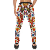 Colorful Rooster Chicken Guitar Pattern Unisex Casual Sweatpants