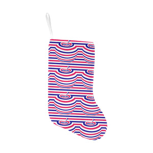 Apple USA Pattern Christmas Stocking