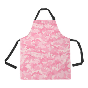 Pink Camo Camouflage Pattern Adjustable Apron