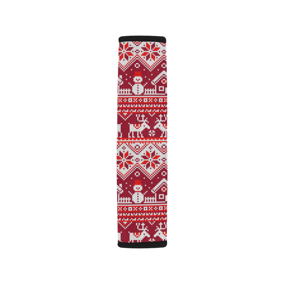 Snowman Sweater Printed Pattern Car Seat Belt Cover