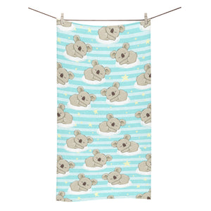 Sleep Koala Pattern Bath Towel