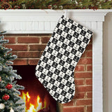 Anchor Black and White Patter Christmas Stocking