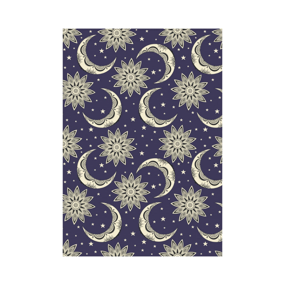 Moon Tribal Pattern House Flag Garden Flag