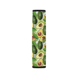 Avocado Leaves Pattern Car Seat Belt Cover