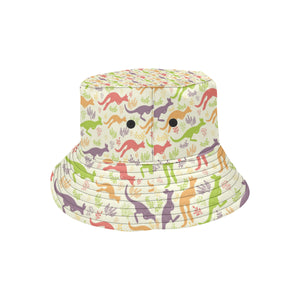 Colorful Kangaroo Pattern Unisex Bucket Hat