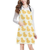 Duck Toy Pattern Print Design 05 Adjustable Apron