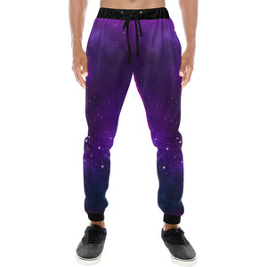 Pink Space Galaxy Pattern4 Unisex Casual Sweatpants