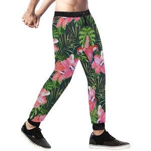 Parrot Leaves Pattern Unisex Casual Sweatpants