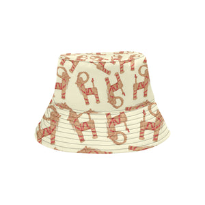 Yule Goat or Christmas goat Pattern Unisex Bucket Hat