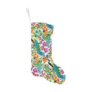 Colorful Peacock Pattern Christmas Stocking