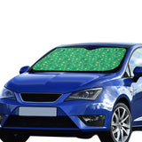 Tennis Pattern Print Design 03 Car Sun Shade